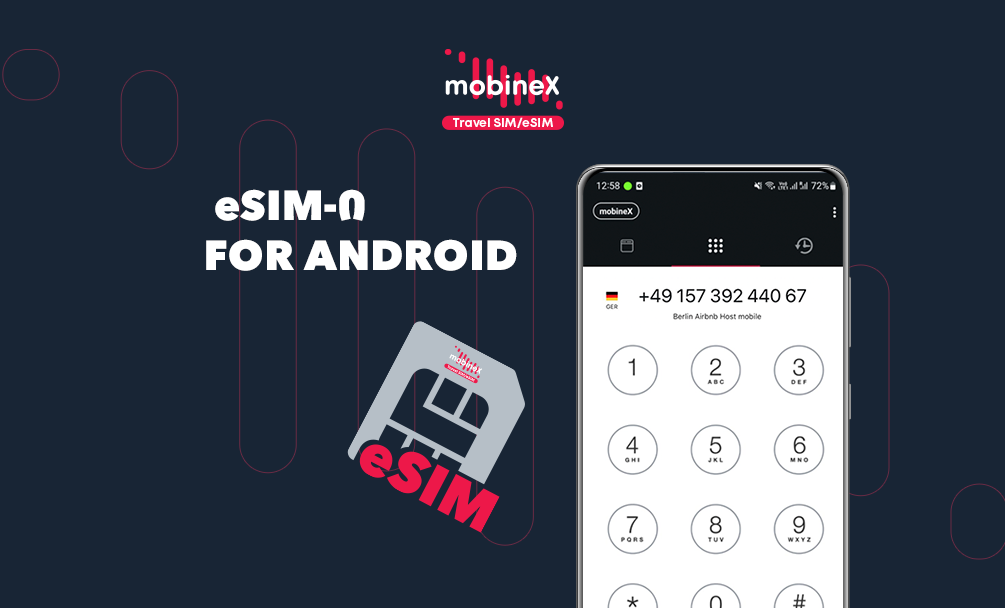 eSIM installation instructions for Android