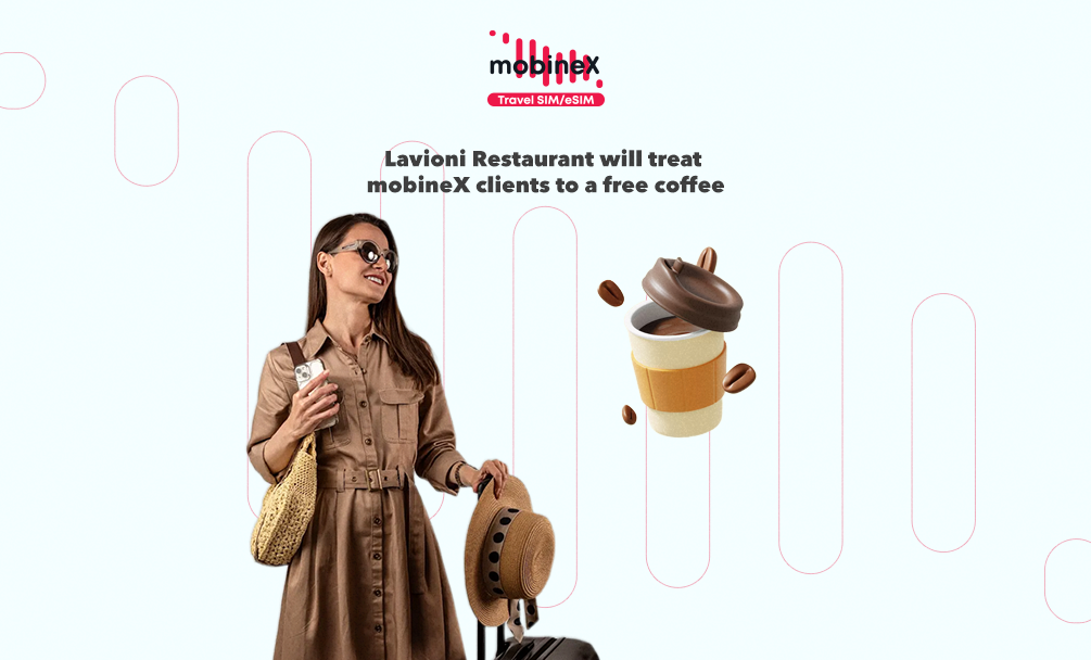 Lavioni Restaurant Welcomes mobineX Users with a Cup of Coffee